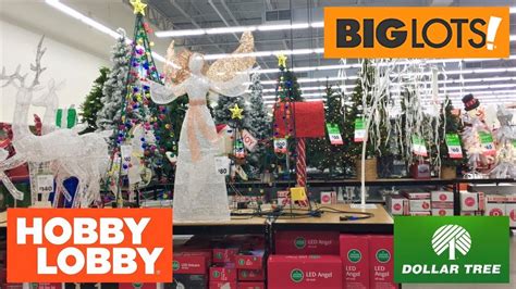 Big Lots Hobby Lobby Dollar Tree Christmas Decor Decorations Shop With