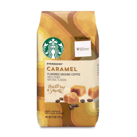 Starbucks Flavored Ground Coffee — Caramel — 1 Bag 11 Oz Walmart