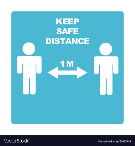 Keep Safe Distance Sticker Maxi Loka Premium Ubicaciondepersonas