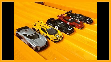 Hot Wheels Gran Turismo 5 Set 2016 RACE REVIEW YouTube