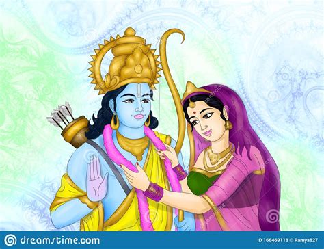 The best gifs for rama rama. Princess Sita Weds Lord Rama Stock Illustration ...