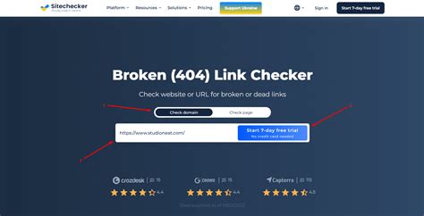 Free Broken Link Checker 404 Error Testing Tool ᐈ