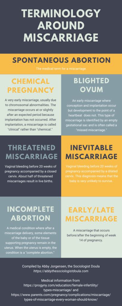 Terms Explained Terminology Around Miscarriage Abby The Sociologist