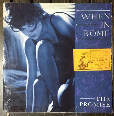 1988 When In Rome The Promise Vinyl 12 45 Rpm Etsy Uk