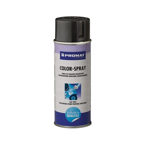 Promat Chemicals Colorspray Tiefschwarz Hochgl Nzend Ral Ml