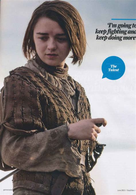 Maisie Williams Total Film Magazine June 2015 Issue