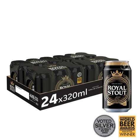 Danish Royal Stout Beer 320ml Can Bundle Of 24 Shopee Singapore