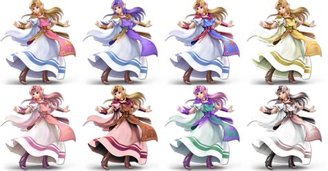 Made Some More Skins That I Want In Smash Ultimate These Are For Zelda