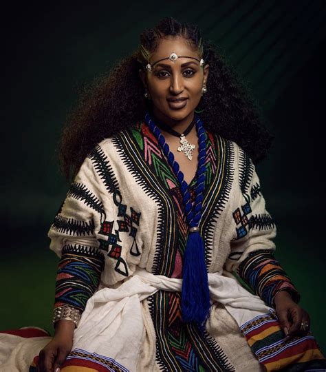 Ethiopian People Habesha Kemis Tigray Traditional Hairstyle Amhara African People