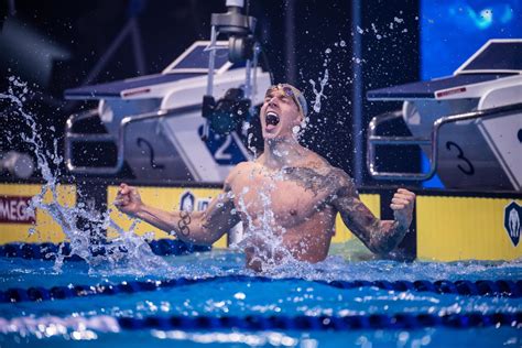 Watch Caeleb Dressels Record Breaking Swims From 2020 Isl Finale