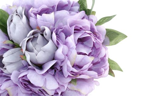 clearance full peony bouquet in lavender purple artificial