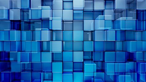 3d Cubes Abstract Pattern Blue 4k Wallpaper Best Wallpapers