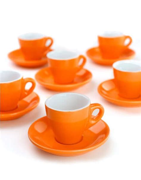 Orange Espresso Cups Segafredo Zanetti Espresso Cups Espresso Cups