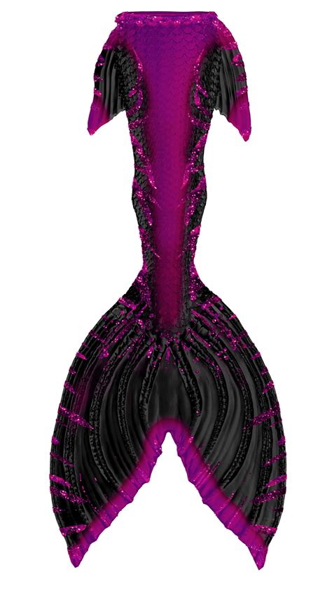 Sample Purple Inferno Mermaid Tail Performance Tails
