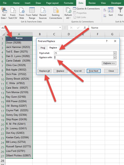 How To Remove Numbers From An Excel Worksheet