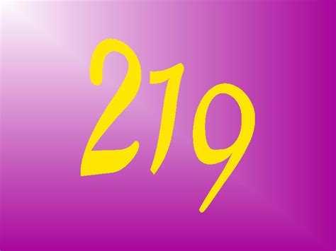 Numbers Number 219