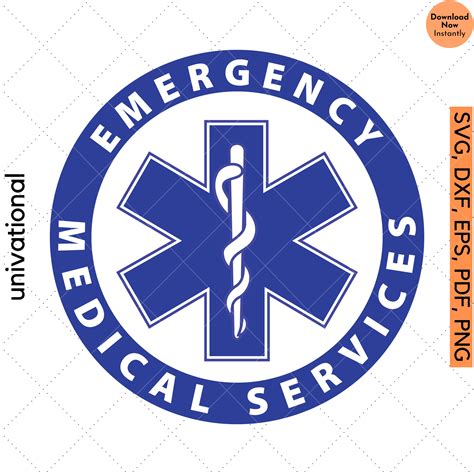 Medic Svg Ems Png Ems Svg Ems Dxf First Responder Svg Doctor Svg