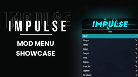 Impulse Essential Mod Menu Showcase Youtube