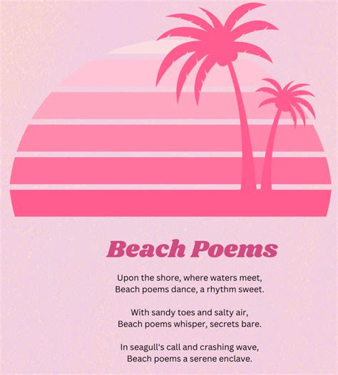 30 Beach Poems Capturing The Beauty Vilcare
