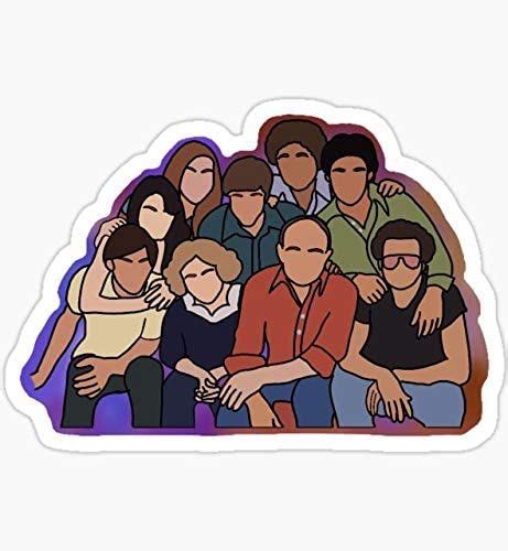 That 70s Show Gang Sticker Sticker Graphic Waterbottles