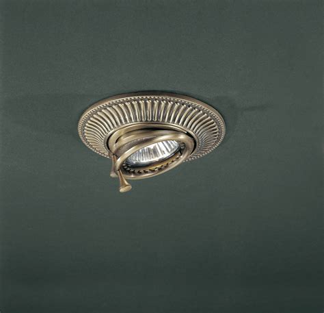 Adjustable Brass Recessed Ceiling Spotlight 73 Euro Recessed Ceiling