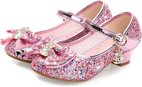 Waloka Pink Girls Mary Jane Shoes Size 12 6 Yr Prom Sequins
