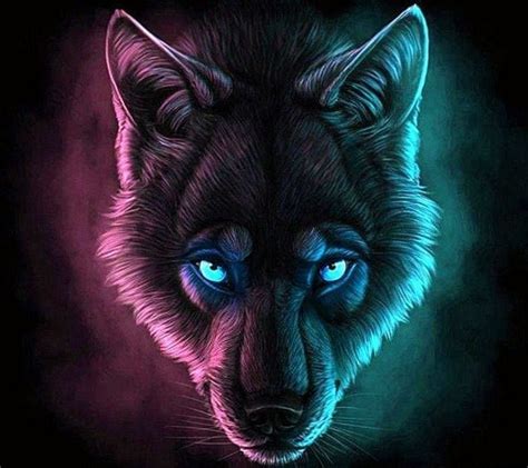 Glow In The Dark Wolf Wallpapers Wolf Wallpaperspro Fantasy Wolf Wolf Face Wolf Wallpaper