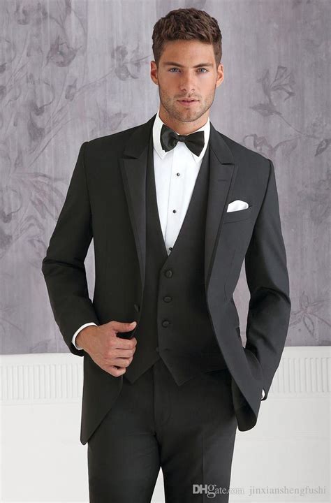 2016 Best Selling Two Button Notch Lapel Men Wedding Tuxedos Custom