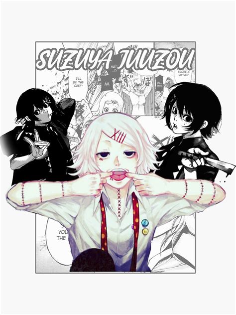 Suzuya Juuzou Tokyo Ghoul Sticker For Sale By Ermessxanime Redbubble