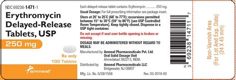 Erythromycin Delayed Release Tablet Pi