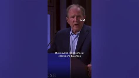 George Bush Calls Iraq Invasion Wholly Unjustified And Brutal In Blunder Youtube