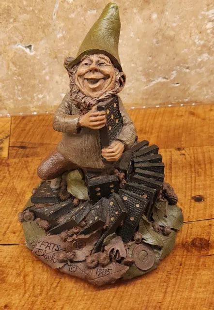 Tom Clark Gnome Cairn Studios Fats Dominoes Produced 1985 Retired