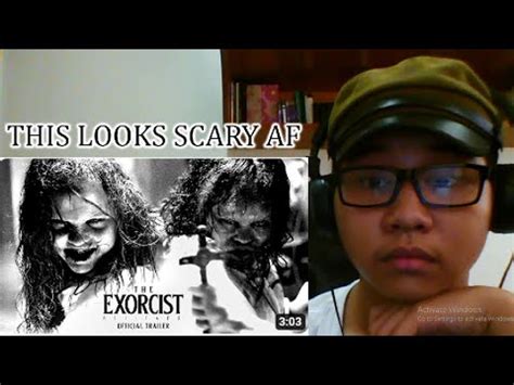 The Exorcist Believer Official Trailer Reaction Youtube