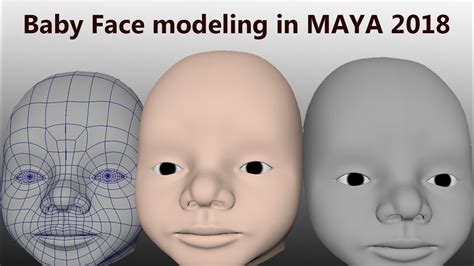 Baby Face Modeling In Maya Youtube