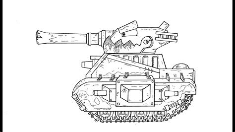 How To Draw Cartoon Tank Monster Leviathan Homeanimations Tank