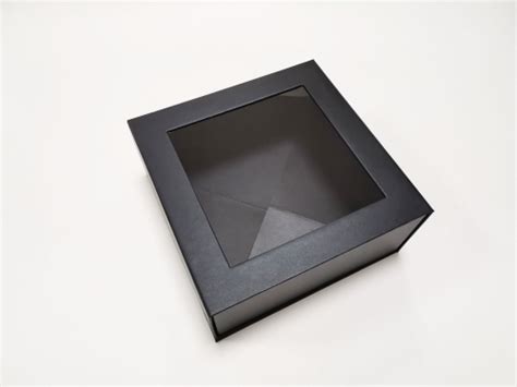 Custom Luxury Cardboard Boxes Design Your Logo Packaging Black Magnetic