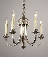 Images of Antique Silver Chandelier