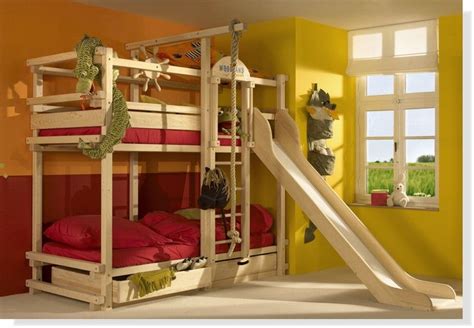 Room Ideas With A Triple Bunk Bed Bunk Bed With Slide By Woodland