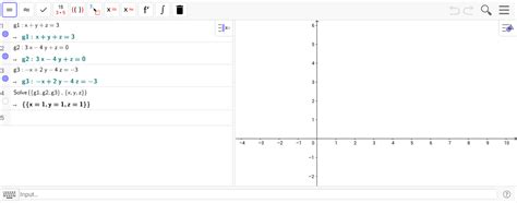 Es kann ein lineares gleichungssystem a x = b (n gleichungen mit n unbekannten) gelöst und/oder die inverse einer quadratischen matrix a berechnet werden. Lineare Gleichungssysteme lösen - GeoGebra