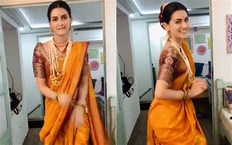 Panipats Parvati Bai Aka Kriti Sanon Dances On Coca Cola Song But With A Perfect Marathi