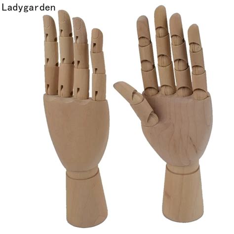 Artify Hand Model Jointed Wooden Figure For Painting And Drawing