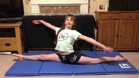 Gymnast Karina And Her Gymnastics Youtube