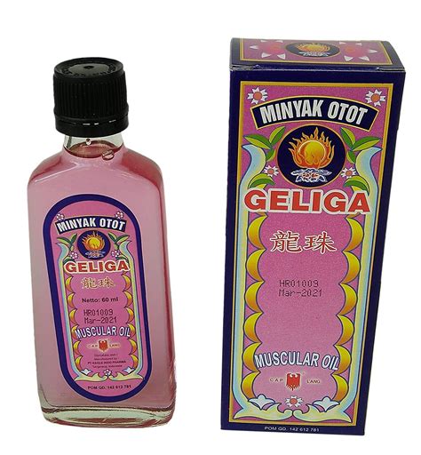 Geliga Muscular Oil Minyak Urut 60 Ml Pack Of 3