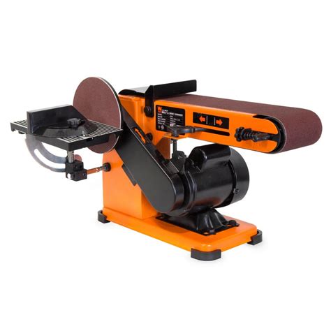 Wen 4 X 36 In Belt And 6 In Disc Corded Sander With Steel Base 6500