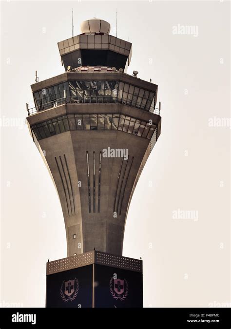 Beijing International Airport Control Tower China Stock Photo Alamy