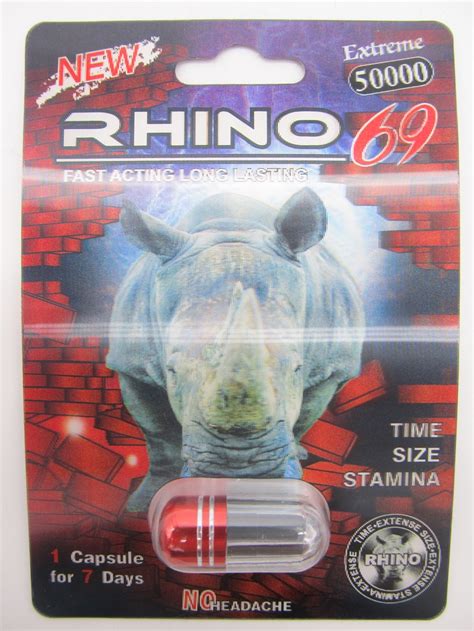 Rhino 69 Extreme 50k Male Enhancement 24ct Display Rhino 69