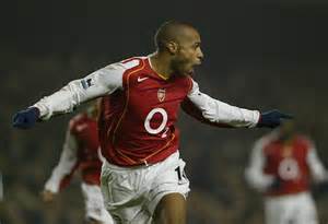 Thierry Henry Celebration Match Thierry Henrys Goals With His