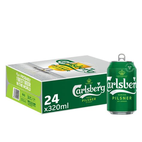 Carlsberg Danish Pilsner Beer 320ml Can Silver Bundle Of 24 Shopee