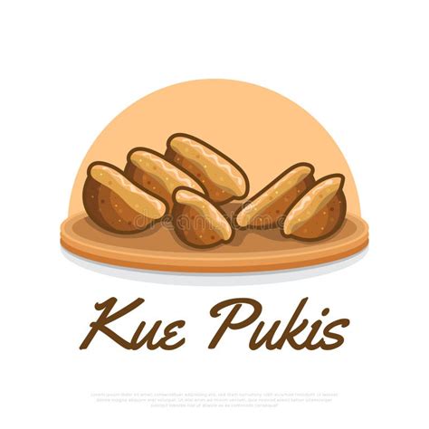 Illustration Of Kue Pukis Indonesian Traditional Cake Stock Vector