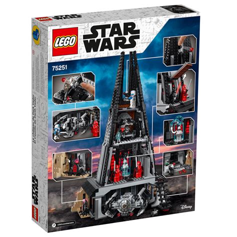 A few days ago, a new lego star wars product was uncovered in russia. LEGO Star Wars 75251 Darth Vader's Castle (box back) | The ...
